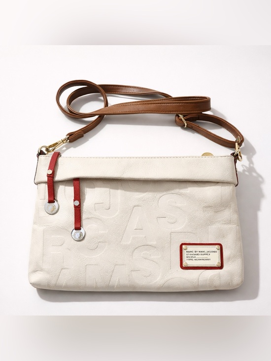 Marc By Marc Jacobs Handbags - Marc by Marc Jacobs Cream Crossbody Bag
